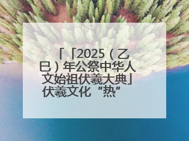 「2025（乙巳）年公祭中华人文始祖伏羲大典」伏羲文化“热” 天水文旅“火”