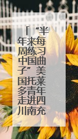 “半年来每周练习中国曲子”美国托莱多青年走进四川南充交流访问