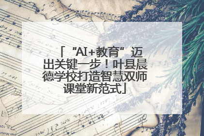 “AI+教育”迈出关键一步！叶县晨德学校打造智慧双师课堂新范式