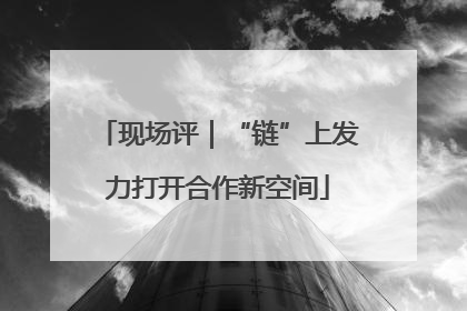 现场评｜“链”上发力打开合作新空间