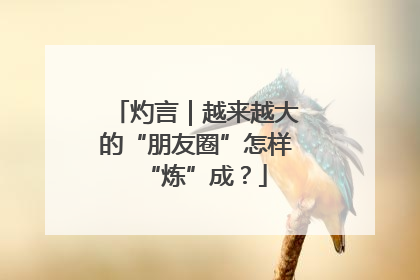 灼言｜越来越大的“朋友圈”怎样“炼”成？