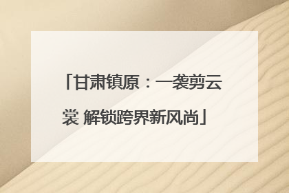 甘肃镇原：一袭剪云裳 解锁跨界新风尚