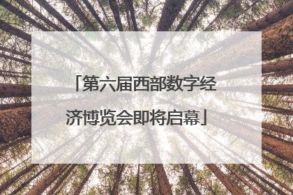 第六届西部数字经济博览会即将启幕