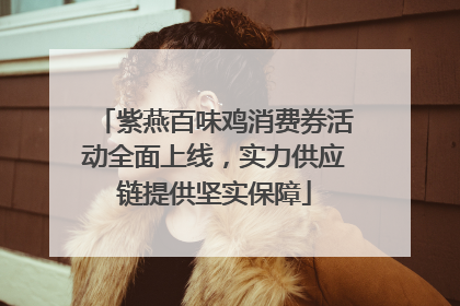 紫燕百味鸡消费券活动全面上线，实力供应链提供坚实保障