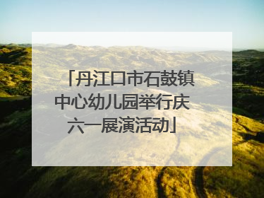 丹江口市石鼓镇中心幼儿园举行庆六一展演活动