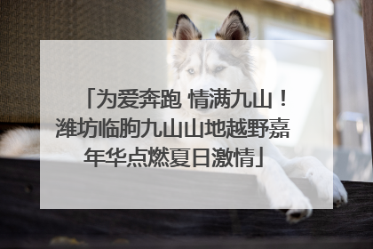 为爱奔跑 情满九山！潍坊临朐九山山地越野嘉年华点燃夏日激情