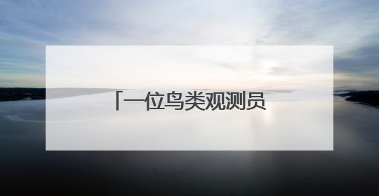 一位鸟类观测员的七年生态记录