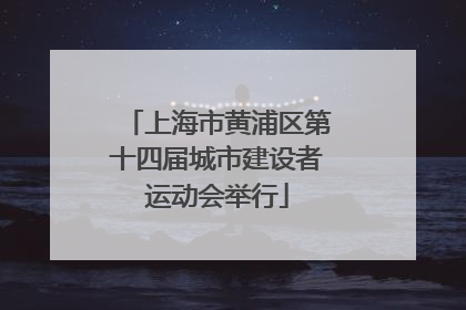 上海市黄浦区第十四届城市建设者运动会举行