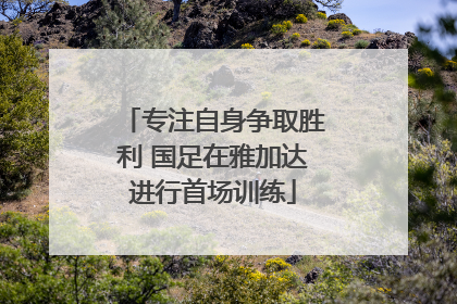 专注自身争取胜利 国足在雅加达进行首场训练