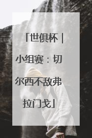 世俱杯｜小组赛：切尔西不敌弗拉门戈