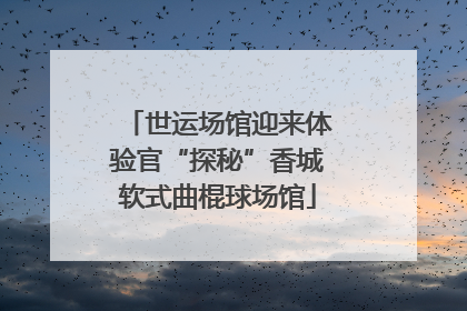 世运场馆迎来体验官“探秘”香城软式曲棍球场馆