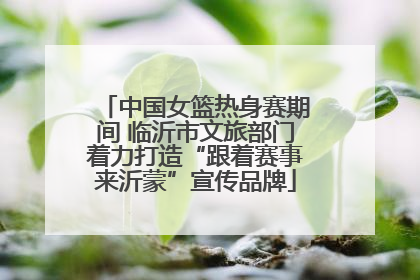 中国女篮热身赛期间 临沂市文旅部门着力打造“跟着赛事来沂蒙”宣传品牌