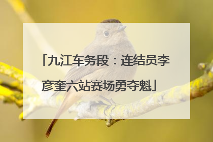 九江车务段：连结员李彦奎六站赛场勇夺魁