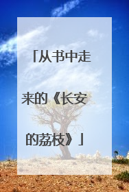 从书中走来的《长安的荔枝》
