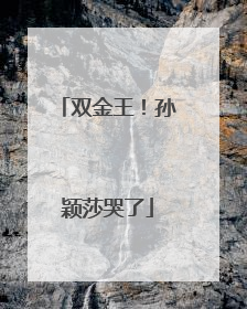 双金王！孙颖莎哭了