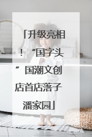 升级亮相！“国字头”国潮文创店首店落子潘家园