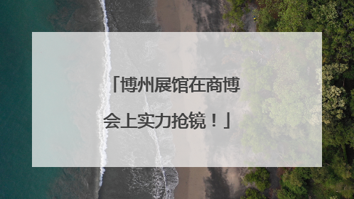 博州展馆在商博会上实力抢镜！