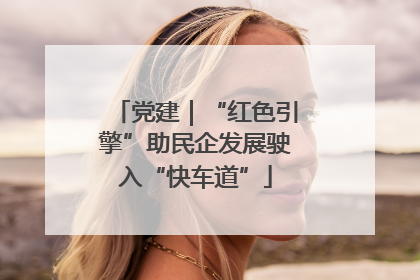 党建｜“红色引擎”助民企发展驶入“快车道”