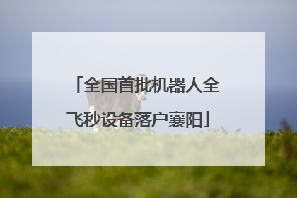 全国首批机器人全飞秒设备落户襄阳