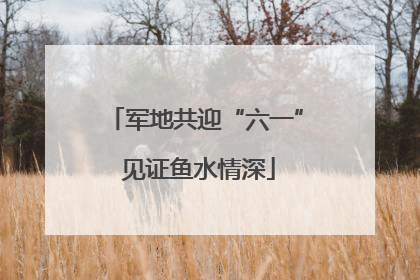 军地共迎“六一” 见证鱼水情深