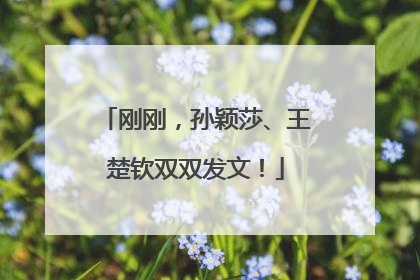刚刚，孙颖莎、王楚钦双双发文！