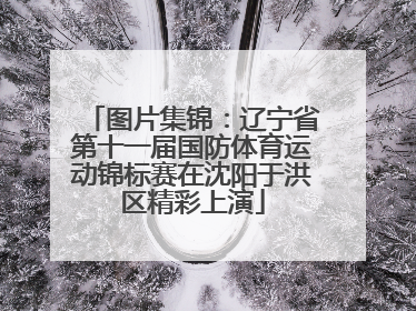 图片集锦：辽宁省第十一届国防体育运动锦标赛在沈阳于洪区精彩上演