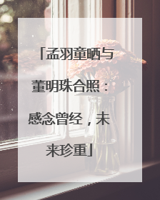 孟羽童晒与董明珠合照：感念曾经，未来珍重