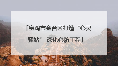 宝鸡市金台区打造“心灵驿站” 深化心防工程