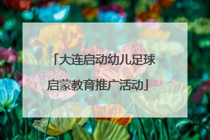 大连启动幼儿足球启蒙教育推广活动