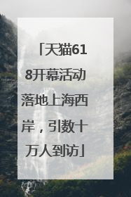 天猫618开幕活动落地上海西岸，引数十万人到访
