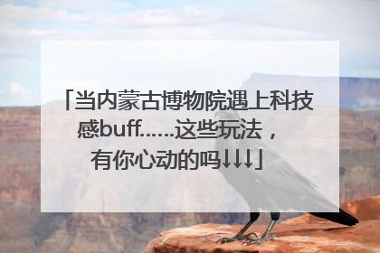 当内蒙古博物院遇上科技感buff……这些玩法，有你心动的吗↓↓↓