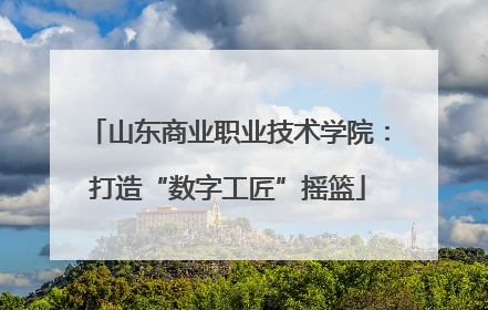 山东商业职业技术学院：打造“数字工匠”摇篮