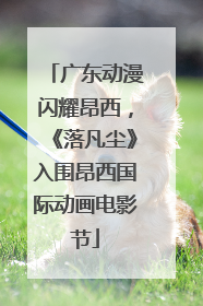 广东动漫闪耀昂西，《落凡尘》入围昂西国际动画电影节