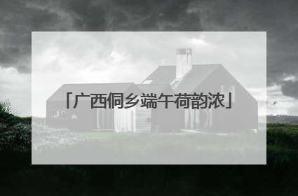 广西侗乡端午荷韵浓