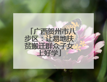 广西贺州市八步区：让易地扶贫搬迁群众子女上好学