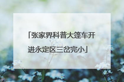 张家界科普大篷车开进永定区三岔完小