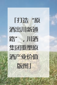 打造“原酒出川新通路”，川酒集团重塑原酒产业价值版图