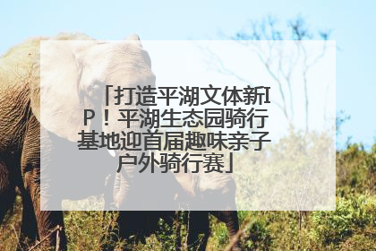 打造平湖文体新IP！平湖生态园骑行基地迎首届趣味亲子户外骑行赛
