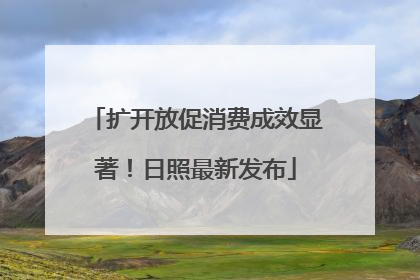 扩开放促消费成效显著！日照最新发布