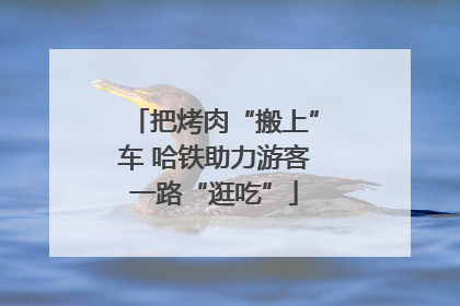把烤肉“搬上”车 哈铁助力游客一路“逛吃”
