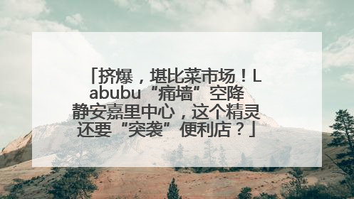 挤爆，堪比菜市场！Labubu“痛墙”空降静安嘉里中心，这个精灵还要“突袭”便利店？