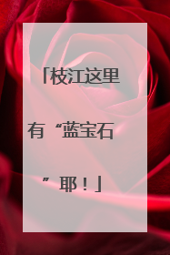 枝江这里有“蓝宝石”耶！