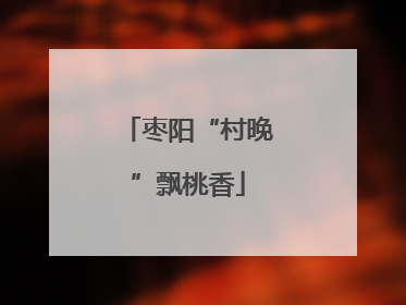 枣阳“村晚”飘桃香