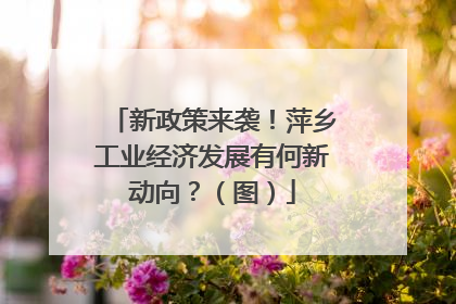 新政策来袭！萍乡工业经济发展有何新动向？（图）
