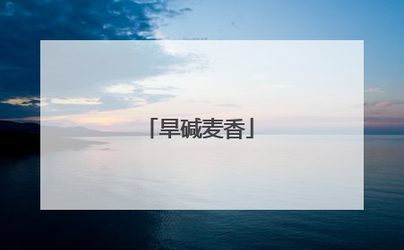 旱碱麦香