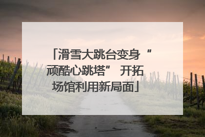 滑雪大跳台变身“顽酷心跳塔” 开拓场馆利用新局面