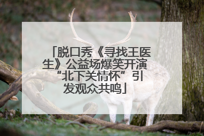 脱口秀《寻找王医生》公益场爆笑开演 “北下关情怀”引发观众共鸣