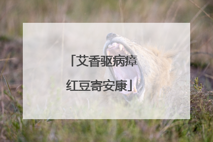 艾香驱病瘴 红豆寄安康