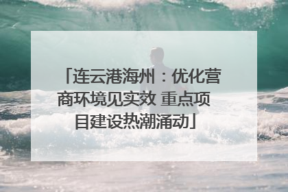 连云港海州：优化营商环境见实效 重点项目建设热潮涌动