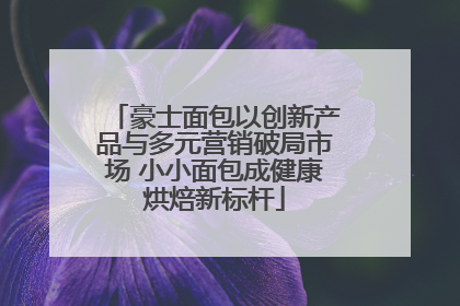 豪士面包以创新产品与多元营销破局市场 小小面包成健康烘焙新标杆